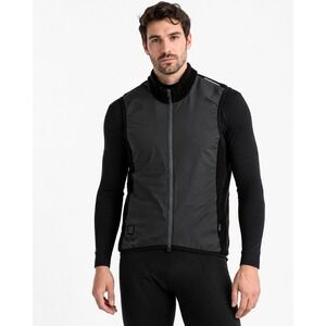 Ornot Alpha Vest Mens Medium Black Gray Cycling House Collection Made in USA